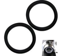 YAFLUG 2 Pièces Joint Compatible Avec Delonghi Joint Sous-Coupe Anneau Machine Ec680 Ec820 Ec850 Ec860 Pièces Détachées(Noir,A)