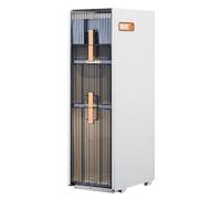 YAGAMAXUNZ Petite Commode Étroite,Meuble Rangement Tiroirs Plastique Roulette,pour Chambres Bureaux Salons Toilettes Cuisines 4-Tier