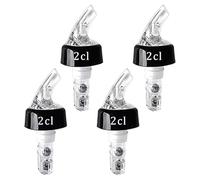 Yagaspantery 4Pcs Bec Verseur de Vin, Anti-Goutte, Bouteille Becs Verseur pour Cocktail à la Maison, Bar, Fête,Femme Homme