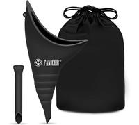 Yagaspantery Urinoir Femme, Pisse Debout pour Femme,Urinoir Portable pour Femme réutilisable,Urinoir en Entonnoir pour en Plein Air,Camping, randonnées, Festival, Voyage.(Noir)