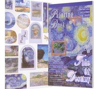 YagCu Autocollants vintage pour journal indésirable, 487 autocollants de scrapbooking et 20 papiers éphémères pour adultes, matériaux Washi avec peintures célèbres d'art