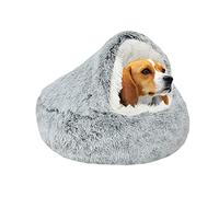 YAGE Lit apaisant pour Chien Lit Moelleux en Peluche pour Animaux de Moins de 10 kg, lit Lavable Anti-anxiété pour Petits et Moyens Chiens, Douillet et Chaud en Forme de Donut pour Chats et Chiens