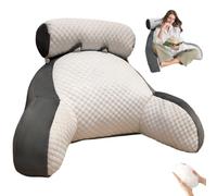 Yagerod Coussin de Dossier lit, Coussin de Soutien Dorsal XXL Relax, 70x50cm Grand Coussins de Lecture Viroxa avec accoudoirs, taie d'oreiller Amovible, Offre Un Soutien Dorsal, for Lire(A,70 x 50)