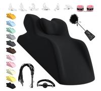 Yagerod Coussin Liebora, Oreiller Liebora, Inclinaison De 27° pour Un Positionnement Parfait, Surprendre Votre Partenaire, Redécouvrirez Cette Intimité Qui Fait Battre Le Cœur(Schwarz)