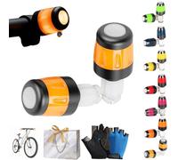 Yagerod Kit d'adaptation Clignotants LED pour Trottinette électrique, Clignotants sans Fil Rechargeables, Clignotants étanches pour guidons de 17,2 à 22 mm (A USB-Ladefunktion)
