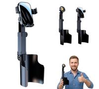 Yagerod Support de téléphone Portable for Porte-gobelet de Voiture - Support de téléphone Portable Porte-gobelet de Voiture, Support magnétique 2 en 1 avec Rotation à 360° et Super aimants N52(A)