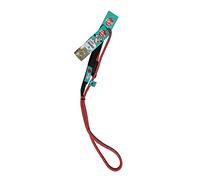 YAGO Laisse Chien, Laisse en corde rouge 2en1 pour Education du Chien, Laisse de 1,20m
