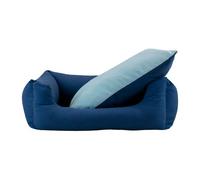 YAGU CUNA OXFORD AZUL-CELESTE (T-3 75 x 64 x 27 CM)