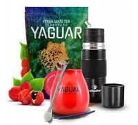 Yaguar Energia Guarana | Yerba mate et accessoires | Yerba mate stimulant | Yerbomos, calebasse, bombilla et accessoires | Caféine naturelle | Yerba mate brésilien | 500g | 0,5kg