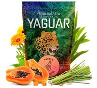 Yaguar Papaya,Yerba Maté du Brésil,500g, papaye, mangue, calendula et citronnelle, caféine naturelle, Avec vitamines, minéraux, antioxydants, Pour débutants et avancés