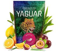 Yaguar, Yerba Maté Maracuya 500g, Maté avec Fruit de la Passion, Maté Brésilien, Maté rafraîchissant et énergisant, sans Gluten