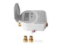 yagusmart Zigbee 214C Compteur d'eau à ultrasons intelligent avec contrôle de valve, écran LCD, IP68, moniteur de consommation d'eau de haute précision, fonctionne avec Tuya (concentrateur requis) et