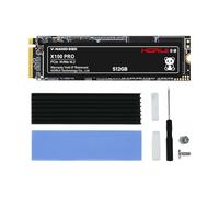 Yahboom 512GB M.2 NVMe SSD PCIe 3.0 3D NAND M.2 2280 PCIe Internal SSD, Read/Write Speed up to 2500/1500 MB/s,Compatible with Laptop Jetson Raspberry Pi5 PCIE (512GB M.2 SSD)