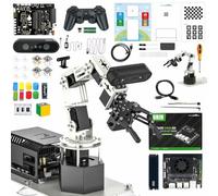 Yahboom 6-DOF Robotic Arm, 3D Space Grasping, Python Programming Support, Compatible with Jetson Motherboard, Movel Simulation Control and Trajectory Planning (Standard with Orin NX 8GB)