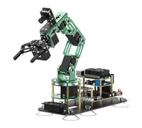Yahboom 6DOF Robotic Arm for Raspberry Pi 5 ROS2, with AI Large Model Voice Module Desktop Collaborative Robot Developed Python Programming for Mechanical Engineer(Superior with Pi5-4GB)