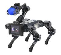 Yahboom AI Embodied Intelligent Robot Dog, 15DOF, Programming Education Thinking AI Robot Dog with Robotic Arms, APP Controlled Visual Recognition Ro-bot Pet