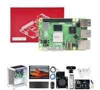 Yahboom AI Robot Developer Kit 16GB,HD 10.1inch Display,Mini Chassis,27W PD Power Adapter,Wireless Keyboard,USB Camera Supports ROS2 System Provides ROS2 (16GB-Ultimate Kit)