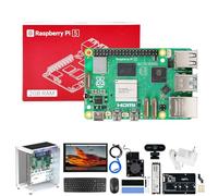 Yahboom AI Robot Developer Kit 2 Go, écran HD 10,1", mini châssis, adaptateur d'alimentation PD 27 W, Heat Sink, clavier sans fil, appareil photo USB, prend en charge le système ROS2 (kit ultime 2 Go)