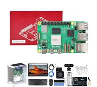 Yahboom AI Robot Developer Kit 4GB,HD 10.1inch Display,Metal Case (with Fan),27W PD Power Adapter,Heat Sink,Wireless Keyboard,USB Camera Supports ROS2 System Provides ROS2 (4GB-Ultimate Kit)