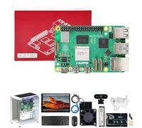 Yahboom AI Robot Developer Kit 4GB,HD 10.1inch Display,Mini Chassis,27W PD Power Adapter,Wireless Keyboard,USB Camera Supports ROS2 System Provides ROS2 (4GB-Ultimate Kit)