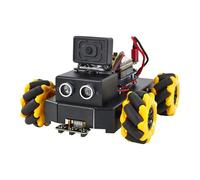 Yahboom AI Smart Robot Kit Compatible avec IDE Electronic Building Kit for UNO R3, Ultrasonic Sensor, Bluetooth Module, Camera Module, STEM Kids Car Robot