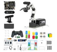 Yahboom DOFBOT Pro 6 Axis 3D Depth Recognition Robotic Arm, with Jetson Nano Master Control, APP Control, Adaptive Interactive Gripper, Movelt Kinematic Control (Ultimate Without Nano SUB)
