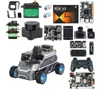 Yahboom for Jetson Orin Nano 8GB Super Ackerman Chassis, ROS2 AI Coding Robot with Large AI Model, Slam Mapping and Autonomous Driving(A1 STA with RDK-X5)