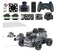 Yahboom Jetson Nano B01 ROS2 Robot 360° Omnidirectional Wheels,Large AI Model,Slam Navigation,for Mechanical Engineers/Electronic Engineering Competitions(M1 Standard Without Nano)