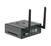 Yahboom Jetson Orin Nano/NX Super Development Board Features an Aluminum Alloy Casing with Rod Antenna,Matte Metallic Finish (Jetson Orin Metal Case)