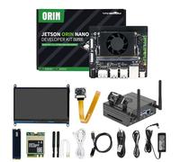 Yahboom Jetson Orin Nano Super 8GB Development Kit 67 Tops AI Large Model + IMX219 CSI Camer Jetson Case +Development Board Ubuntu 22.04 ROS2 Data (Orin Nano 8GB Superior Kit)
