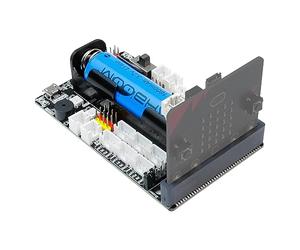 Yahboom Micrbit Sensor Expansion Development Board BBC Multifunctional Robot Accessories Compatible Building Blocks/Motors/Servo IO I2C Port (Superbit Basic Kit)