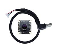 Yahboom Module d'appareil photo 2 MP Jetson Raspberry Pi 5 4B 3B+ - Module grand angle 148° - Focus réglable 1080p USB HD Web Cam pour Raspberry Pi/Jetson Orin/Horizon USB Driver-Free - Câble de 40 cm