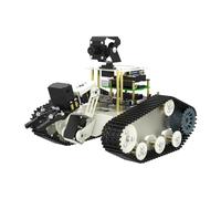 Yahboom Raspberry Pi5 AI Manipulator Kit DIY Programming Artificial Intelligence Robot Kit Tracked Chassis Autopilot OpenCV|MediaPipe (Transbot SE Without Pi)