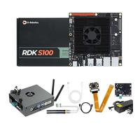 Yahboom RDK S100 AI Development Board Kit 80TOPS,with MIPI Camera,64GB Emmc Storage,Network Wireless Card,Aluminum Case,HDMI Cable, for Mechanical Engineers Developing(RDK S100 MIPI Camera ADV Kit)