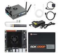 Yahboom RDK S100P AI Development Board Kit 80TOPS,with USB Camera,64GB Emmc, Network Wireless Card,Protective Case,HDMI Cable,for Mechanical Engineers Develop(RDK S100P USB Camera ADV Kit)