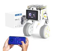 Yahboom Robot à deux roues, module Raspberry Pi CM4 intégré, reconnaissance visuelle AI et interaction vocale, niveau de bureau à double roue, structure d'équilibre adaptatif