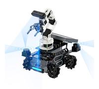 Yahboom ROS2 AI Voice-Controlled Robot Car, Equipped with Depth Camera and Robotic Arm Capable of 3D Grasping Objects (M3 Pro with DP Ver Pi5-16GB)
