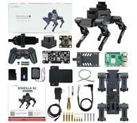 Yahboom ROS2 Robot Dog with RPi 5 AI Model Voice Embodied Intelligence OpenCV Programmable Bionic Quadruped AI Robotic Dog,for Educational Python Programming (DOGZILLA S2 with Pi 5 4GB)