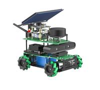Yahboom ROS2 Robot for Jetson Orin Lidar Mapping Navigation Depth Image 3D Analysis Mecanum Wheel Python Programming Learn Explore Robotic Kit (Orin Nano Superior Ver-with Orin Nano Super(4GB))