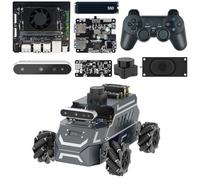 Yahboom ROS2 Robot for Jetson Orin Nano 8GB Super ROS Ackerman Car Visual Autonomous Driving,Embodied Intelligence, Large AI Model,Slam Navigation(M1 Superior with Orin Nano)