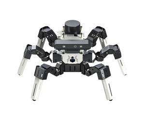 Yahboom ROS2 Robotics Programming Develop Six-Legged Robots Raspberry Pi AI Large Model Voice Module, LiDAR, Servos,Supports Slam Mapping Navigation. (MUTO-RS 4ROS Ver with Pi5-8GB)