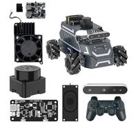 Yahboom ROS2 Smart Car,Raspberry Pi5-8GB Multimodal AI Vision Large Model | SLAM Navigation Programming, Mecanum Wheels Robot(M1 Superior without Pi5-8GB)