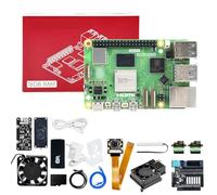 Yahboom RPi 5 16GB Kit with AI Voice Module, 27W 5.1V5A USB-C Power Supply | IMX219 Camera,Active Cooler,OpenClaw Extension Package（16GB-OpenClaw Ext Kit）