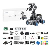 Yahboom RPi 5 8GB ROS2 Robotic,Depth camera (A1 Pro Superior with Pi5-8GB) | 3D Space Grasping,AI Large Language Models AI Vision,3D SLAM Mapping Navigation Supports Python Education