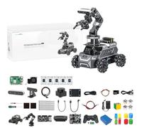 Yahboom RPi 5 8GB ROS2 Robotic,Depth camera (M1 Pro Superior with Pi5-8GB) | 3D Space Grasping,AI Large Language Models AI Vision,3D SLAM Mapping Navigation Supports Python Education