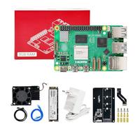 Yahboom RPi5 Developer Kit 8GB + PD Power Adapter+Pi 5 Case Active Cooling