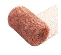 Yahbrra Clôture Anti Escargots en Cuivre Filet en Cuivre Pur, Maille en Cuivre Pur Protection Contre Les Escargots pour Jardin, Limaces, Répulsif pour Souris(127mm*30m)