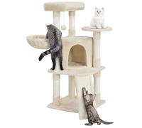 Yaheetech Arbre à Chat 107 cm, Griffoir en Sisal, pour Chats Petits et Moye