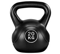 Yaheetech Kettlebell Variété de Poids 6/8/10/12/16/20 kg Fitness de Musculation à Domicile ou Gym pour Femmes et Hommes Sports Kettlebells 20kg