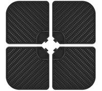 Yaheetech Lot de 4 Dalles de Parasol Remplissable d'eau 60 L Pied de Parasol Lestage Base de Parasol 105 × 105 × 7,5 cm Noir